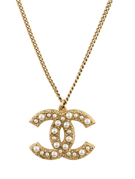 collier chanel or|Chanel necklaces women's.